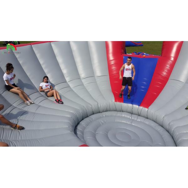 Large Inflatable Flushing Equipment Obstacle Course Inflatable Big Bowl Competitive Challenge