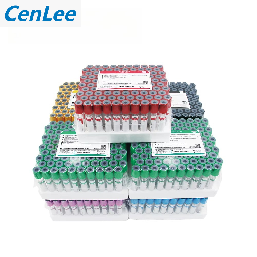 Factory-Produced 1ml to 10ml EDTA Glass Vacuum Blood Collection Tubes Clot Activator for Blood Tests Tube