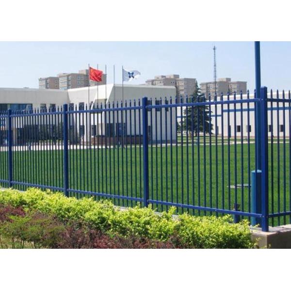 PVC Coated Welded Zinc Steel Fence For Community / Gardens Protection