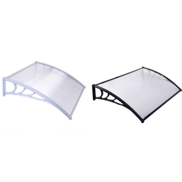 Durable PC Door Canopy , Polycarbonate Canopy Awning Strongly Sustain