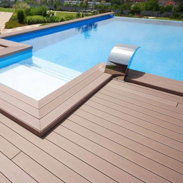 WPC9954 Wood Plastic Composite Wall WPC Decking for Low-Maintenance Sports Area