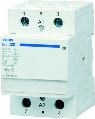 contator 2P 4P da C.A. do agregado familiar 110V