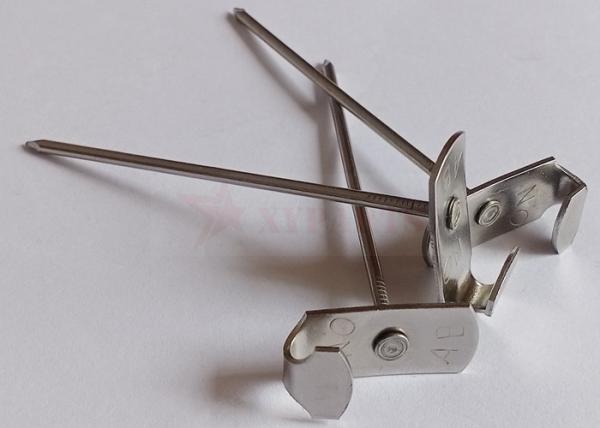 14ga X 2-1/2 Ss Rectangular Top Lacing Anchors To Secure Removable Insulating Blankets