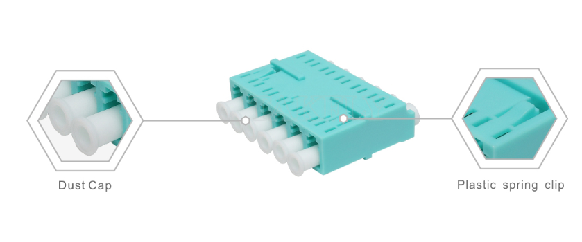 LC 6‑Way Adapter – 6‑in‑1 LC Duplex, High‑Density Fiber Adapter, Low Insertion Loss, for Data Center & FTTx High‑Density Patching