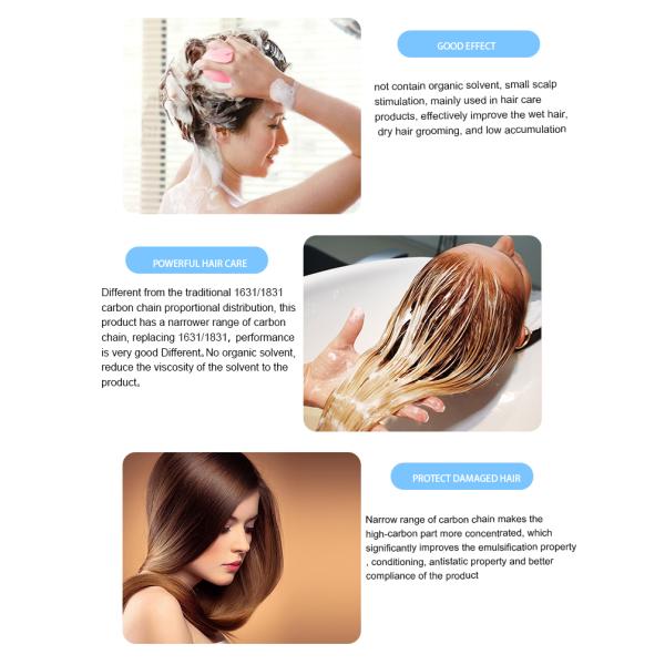 Cloruro de esteartrimonio 30% de pureza Surfactante catiónico para el cuidado del cabello