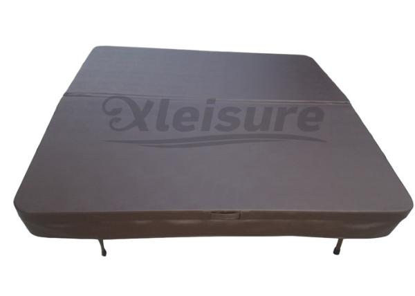 Vinyl Hot Tub Spa Covers Coffee Rectangle Acrylic Spa Topside Cover