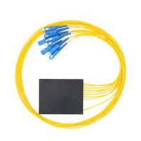 ABS ótico do divisor da fibra ótica do PLC do único modo do divisor 1×8 do PLC em forma de caixa com conector do SC (7233212)