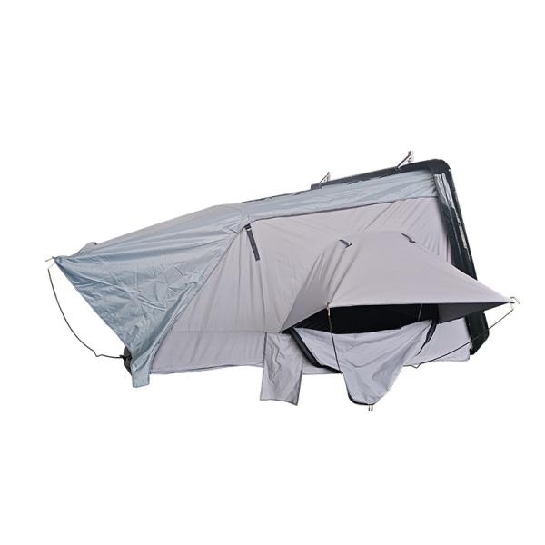 Customized Professional Abs Hard Shell Roof Top Tents Side Folding Camper Van Roof Tent