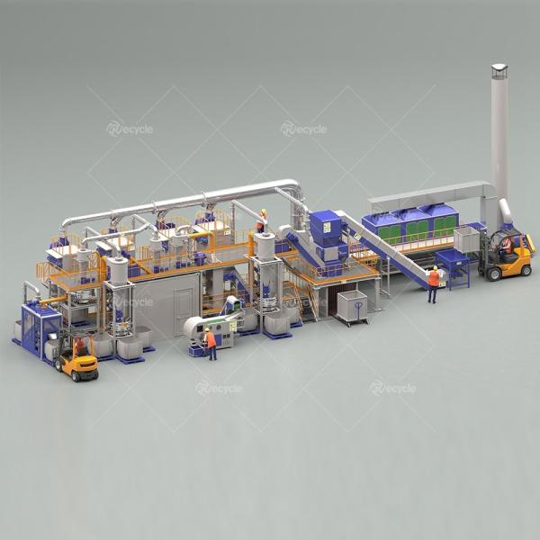 Fábrica de reciclagem de baterias de íons de lítio para automóveis para descarte de baterias de lítio de telemóveis