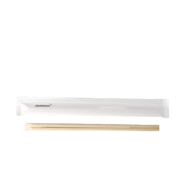 Manchon complet en papier Tensoge écologique et personnalisable pour baguettes jetables en bambou biodégradables, style moderne
