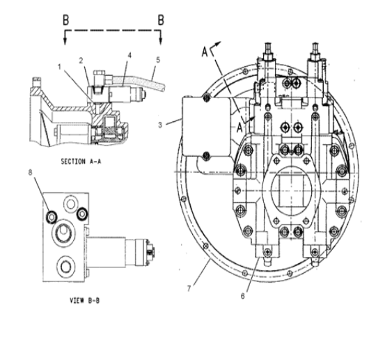 311-9541 3119541 Main Hydraulic Pump Excavator Hydraulic Pump Fitting For 330C L