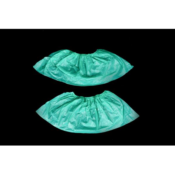 Disposable Waterproof Plastic CPE Shoe Cover For Hospiatal Use