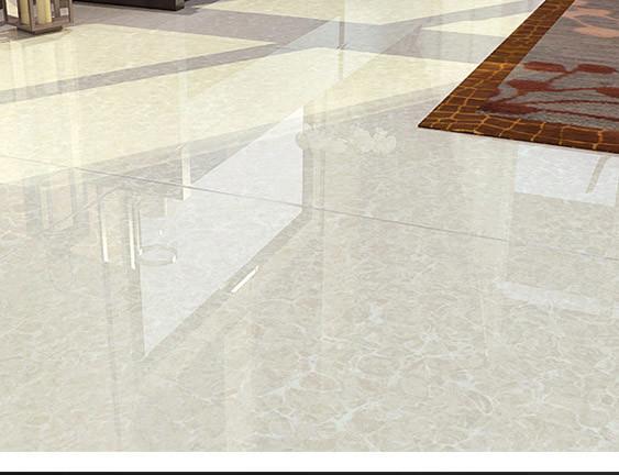 9mm Polished Porcelain Tiles 60x60cm Antibacterial Non-Slip