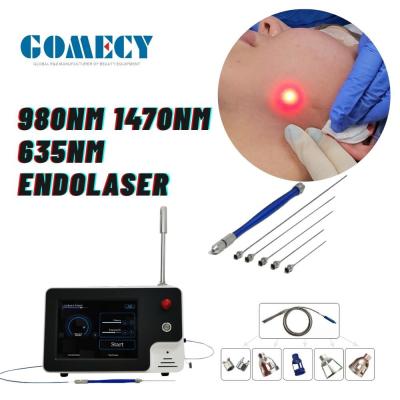 Dual Wavelength 980nm 1470nm Endolift Laser Machine with 10 Inch LCD Touch Screen and Bi-quartz Optical Fiber Transmission