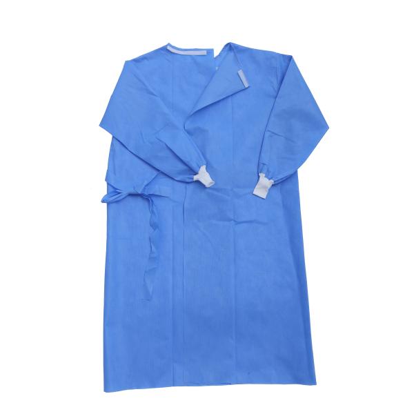 Chemical Resistant Disposable Medical Gowns , Disposable Patient Gowns Microporous