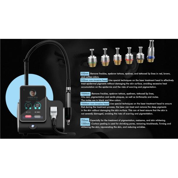 Picosecond 532nm 1064nm 1320nm Remove Tattoo ND Yag Laser Machine
