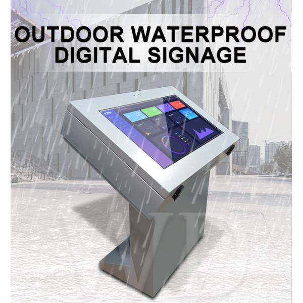3000cd/m² Interactive Outdoor Kiosk 43 Inch IP55 Street Inquiry Advertisement