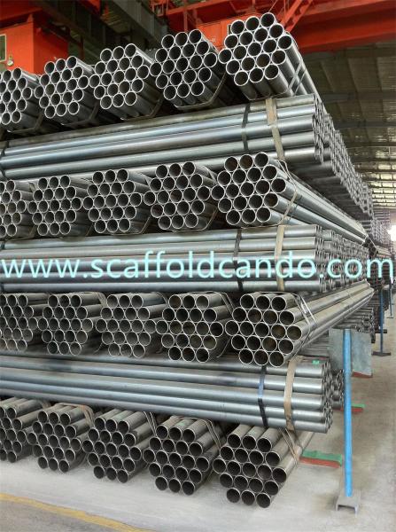 Q235 GI tube, galvanized scaffolding steel pipe, EN10219, 48.3mm O.D, 500mm,1000mm,2000mm,3000mm,4000mm,5000mm,6000mm