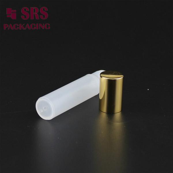10ml Frosted Black Roller Bottle for Perfume Empty Eye Serum Roll on Bottle with Metal Roller Ball Factory Sale