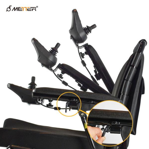 Foldable PU Tyre Lightweight Motorized Wheelchair Compact