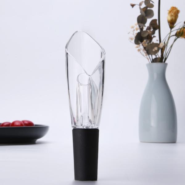Plastic Silicone Champagne Bottle Wine Aeartor Pourer For Fast Wake Up The Wine Food Grade Material