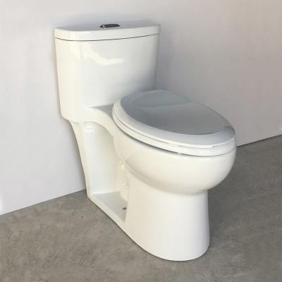 10 polegadas áspero em um toalete alongado da parte toalete da altura do conforto de 1 parte