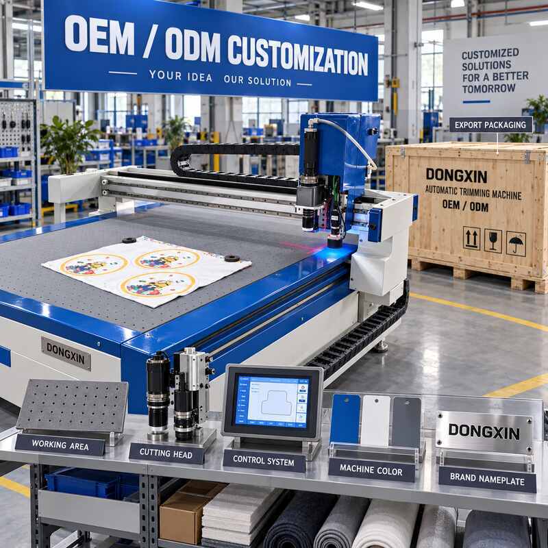 Automatic CNC Melamine Decal Paper Cutting Machine with Optical Positioning and Custom Contour Cutting