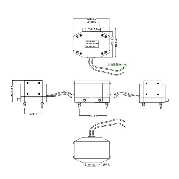Conductive Electromagnet Pumps AC 120V For Massage Air Bed Beauty Instrument