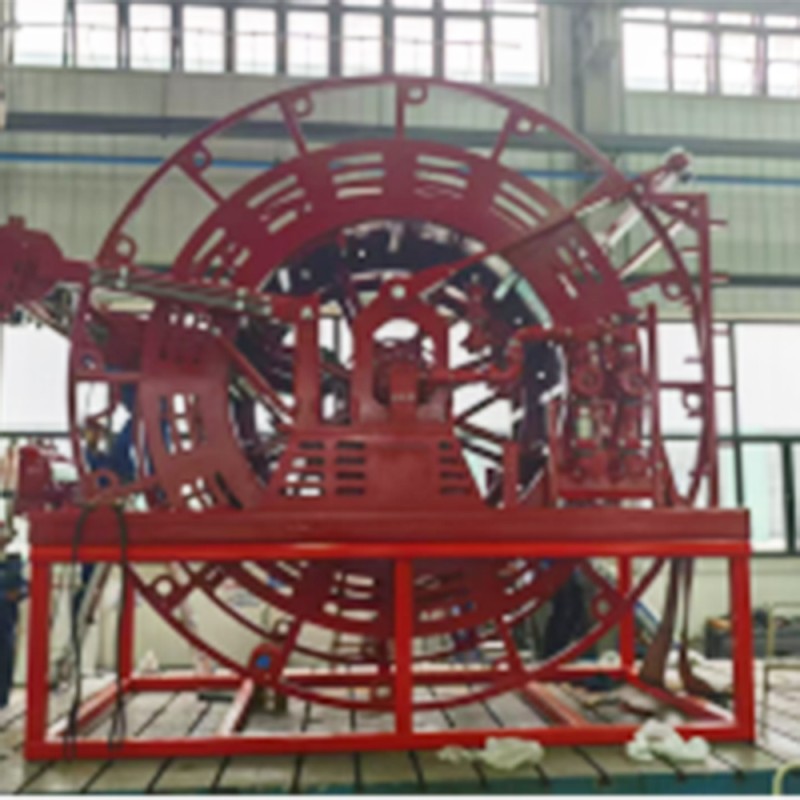 Easy Grip Handle Hydraulic Motor Operated Tubing Reel Effortless Winding Unwinding Operations