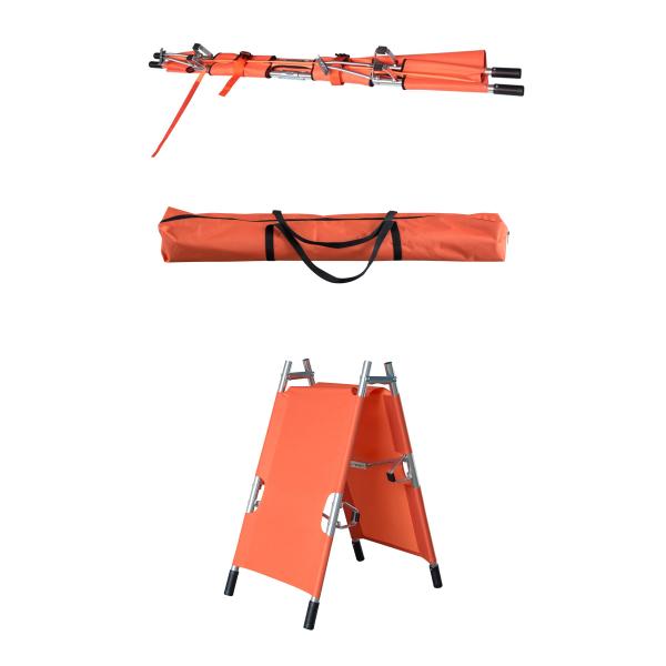 Two Folding Medical Stretcher  Fire Rescue Transport Inverted Trianagular Leg