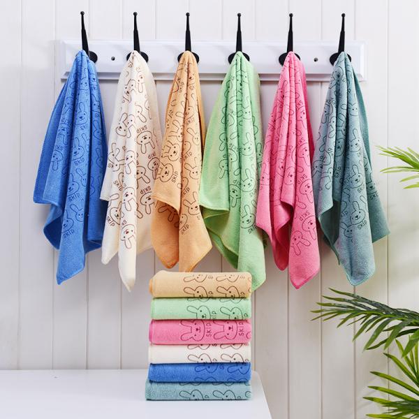 Быстросухое 35*75 см прямоугольное микроволокно печатное полотенце для мытья лица Полиэстерное волокно