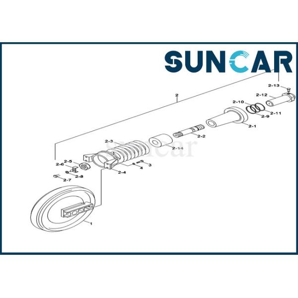 R360LC-3 Excavator Rubber Track Repair Kit 81EH-20040