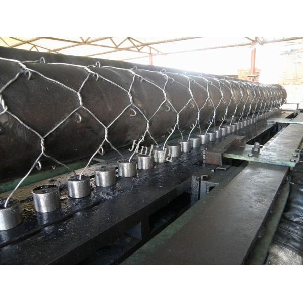 Гальванизированная машина 120X150mm Gabion ячеистой сети с автоматической системой масла