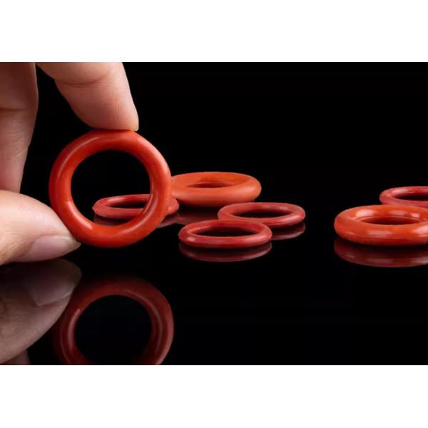 Различные размеры 10 бар красный силиконовый O-кольца, силиконовый резиновый стиральный аппарат, силиконовый резиновый прокладка 30-60% Сжатие набор -60 ° C до +260 ° C