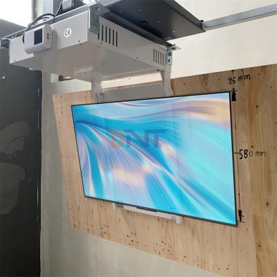 Boente CE Certified Motorized TV Lift System 90 Degree Vertical Hidden Ceiling Steel Stand for 32~70 Inch Office TV Bracket
