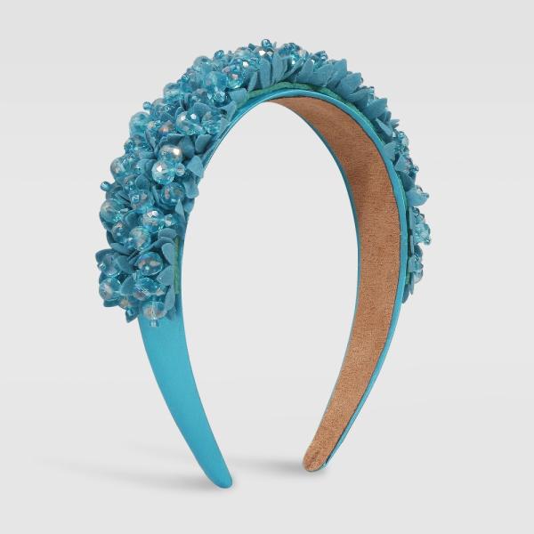 New hair accessories Baroque imitation crystal flower pink headbands fashion wide edge for gilrs kids