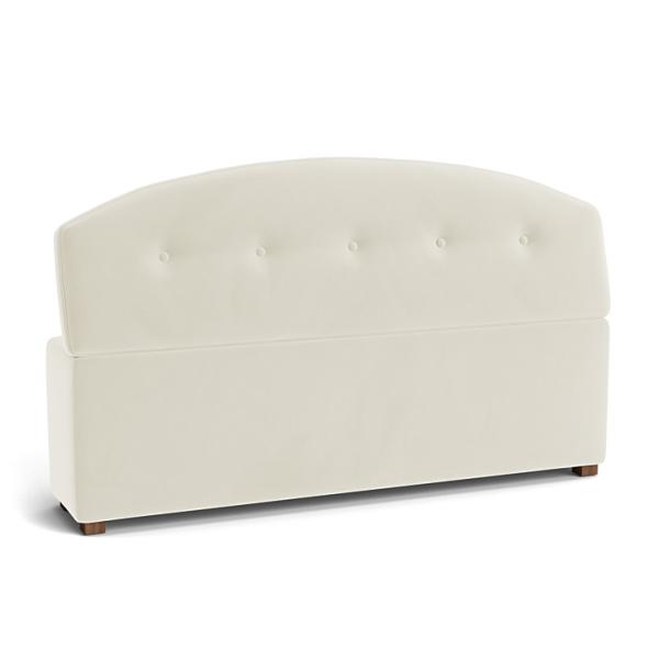 Linen Fabric Living Room Storage Ottoman Anti Scratch Multiscene