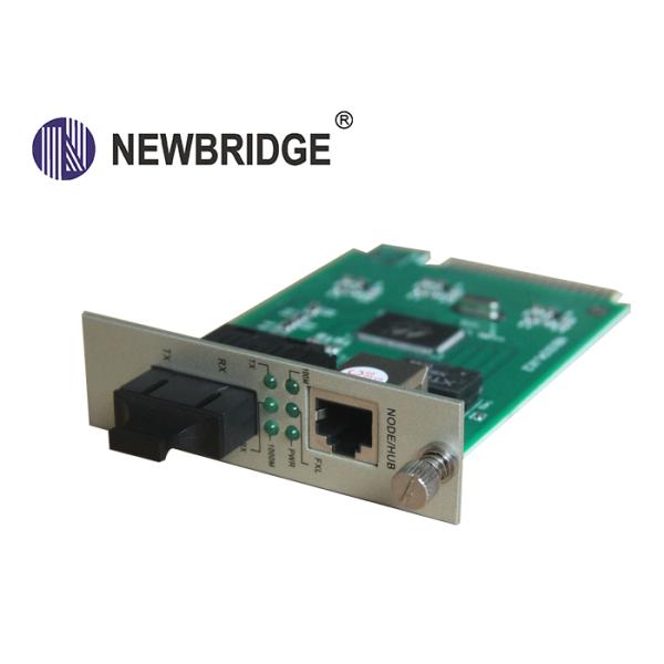 10 100 1000M Media Converter single mode card type fiber converter 20km