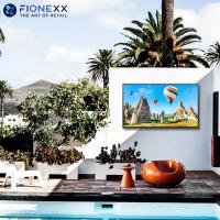 Full Sun IP55 Waterproof QLED TV Commercial-Grade 2000nit 3500nits 4k Television HD 43 49 55 Inch All Metal Housing Outdoor TV