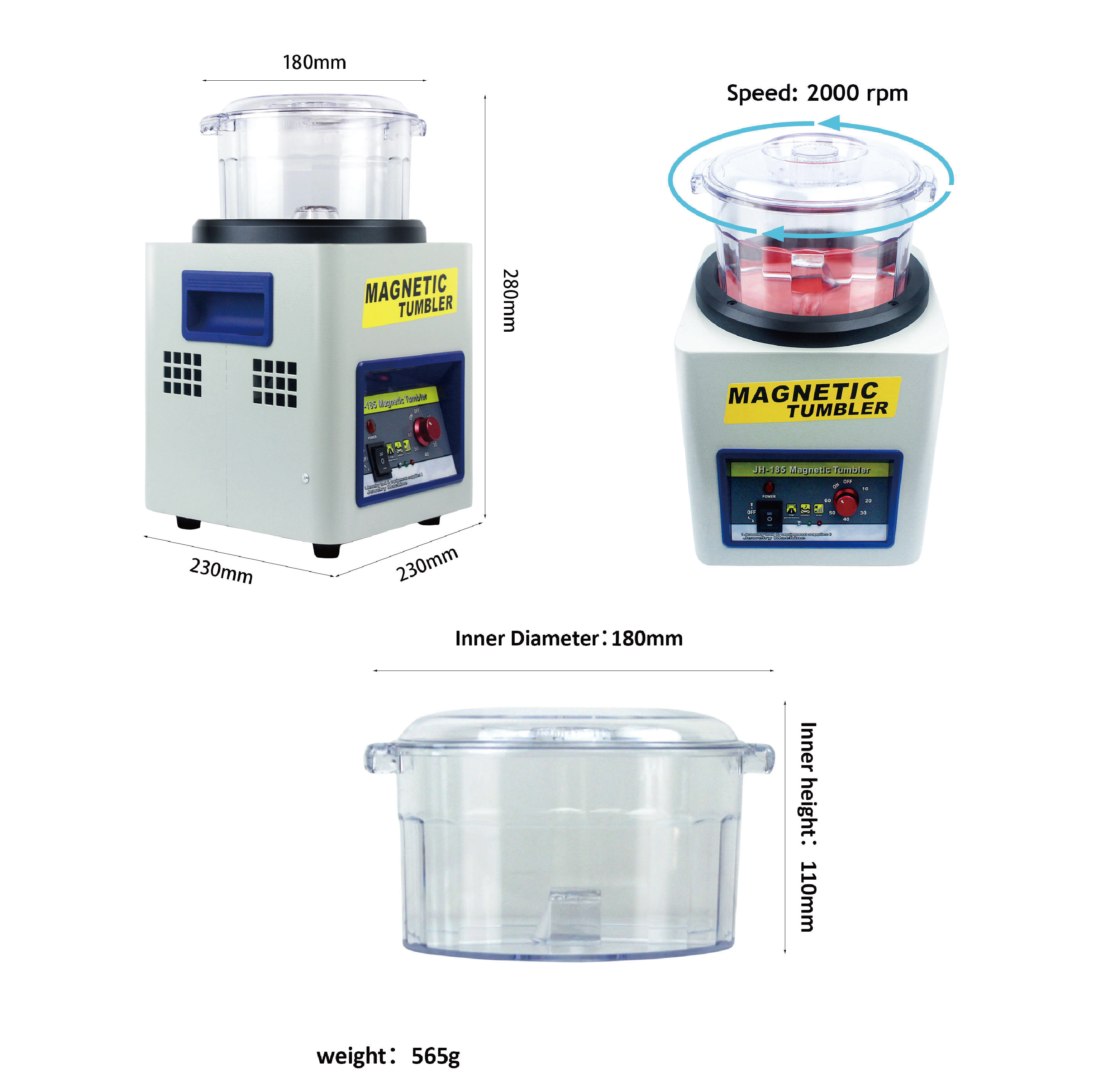 Magnetic Polishing Machine