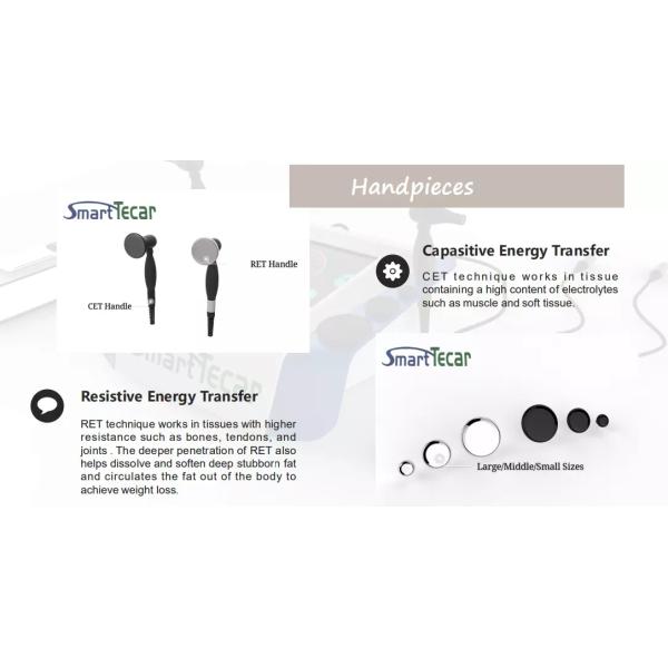 3 в 1 физическом оборудовании терапией ударной волны Tecar RF физиотерапии