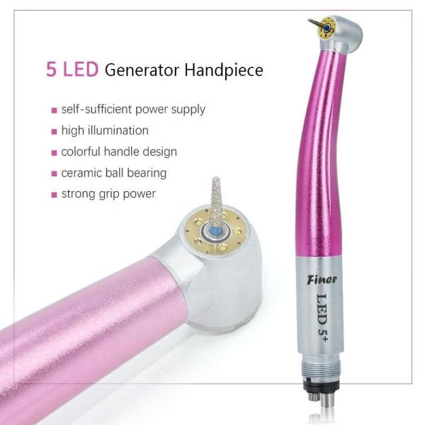 40000rpm Portable Electric Dental Handpiece , Multifunctional Air Motor Handpiece