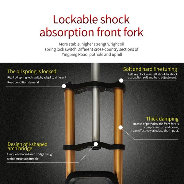 EU Quality 26x4.0 inch Fat Tire Folding E-Bike 1000W Motor 13AH Lithium Battery 21-Speed Electric Bike Dual Crown Downhill Fork