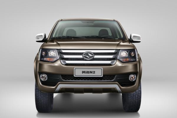 4x2 Huanghai Second Hand Pickup Truck 500KG Payload 300KM Endurance Mileage