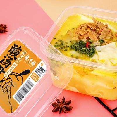 Sopa azeda não frita macarrão instantâneo folha com OEM aceitável