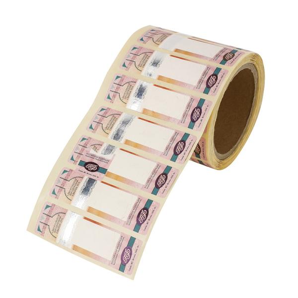 Customized Security Label Stickers Die Cut Sheet/Roll Packing Offset/Silk Screen Printing