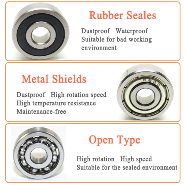 Chrome Steel bearing Deep Groove Ball Bearing 6005 2RS Size 25*47*12MM