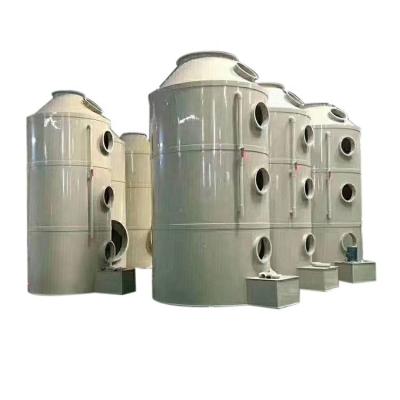 Industrial Waste Gas Treatment Equipment Desulfurization Pp Acid Mist Spray Absorber Scrubber Spray Tower