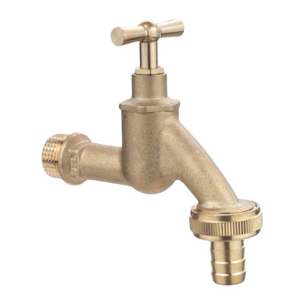 TMOK 1/2 Brass Cartridge Polished Garden Faucet Sanwa Abs Bib Cock Water Tap