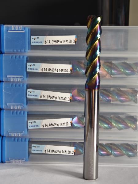 MAE PLUS 長長カービッド・エンドミール 非鉄金属 アルミニウム・銅加工ミール 14mm φ14.0 x 60 x φ14 x 150mm